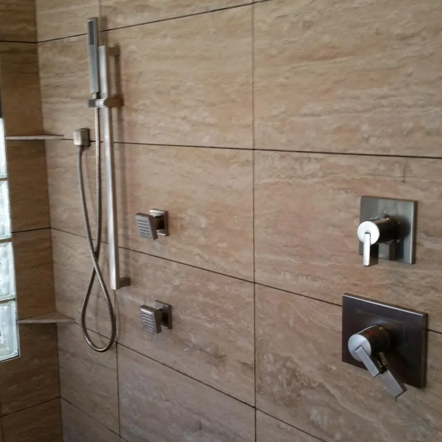 Shower fixture installation for Water Heater Replacement in Atlanta